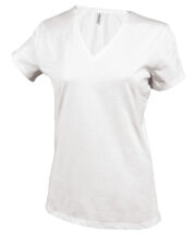 Ladies' short-sleeved V-neck T-shirt - Image 8