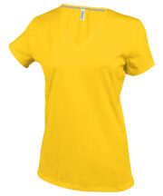 Ladies' short-sleeved V-neck T-shirt - Image 9
