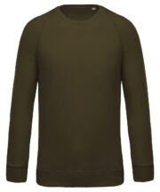 Men's organic cotton crew neck raglan sleeve sweatshirt - Image 3