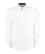 Contrast premium Oxford shirt (button-down collar) long-sleeved (tailored fit) - Image 3