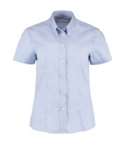 Women's corporate Oxford blouse short-sleeved (tailored fit) - Image 3