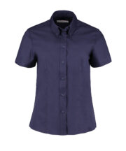 Women's corporate Oxford blouse short-sleeved (tailored fit) - Image 4