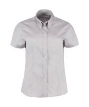 Women's corporate Oxford blouse short-sleeved (tailored fit) - Image 6