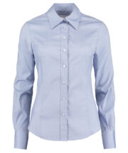 Women's corporate Oxford blouse long-sleeved (tailored fit) - Image 2