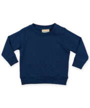 Crew neck sweatshirt with shoulder poppers - Image 2