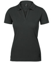 Women's Harvard v-neck - stretch deluxe polo - Image 2