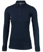 Women's Carlington - deluxe long sleeve polo - Image 4