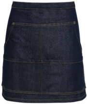 Jeans stitch denim waist apron - Image 2