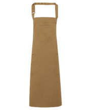 Chino cotton bib apron - Image 2