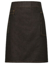 Division waxed-look denim waist apron - Image 2