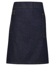 Division waxed-look denim waist apron - Image 4