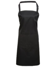 Colours bib apron with pocket - Image 5