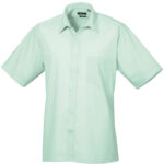 Short sleeve poplin shirt
