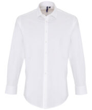 Stretch fit cotton poplin long sleeve shirt - Image 4