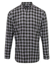Mulligan check cotton long sleeve shirt - Image 3