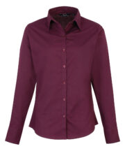 Women's poplin long sleeve blouse - Image 2