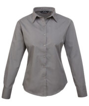 Women's poplin long sleeve blouse - Image 7