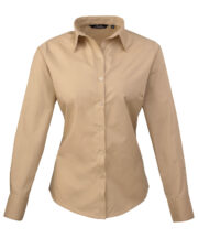 Women's poplin long sleeve blouse - Image 10