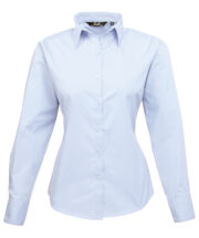 Women's poplin long sleeve blouse - Image 11