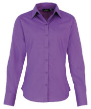 Women's poplin long sleeve blouse - Image 21