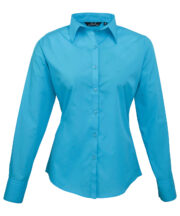 Women's poplin long sleeve blouse - Image 26