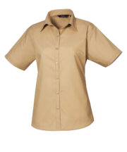 Women's short sleeve poplin blouse - Image 10