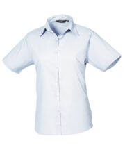 Women's short sleeve poplin blouse - Image 11