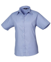 Women's short sleeve poplin blouse - Image 14