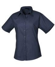 Women's short sleeve poplin blouse - Image 16