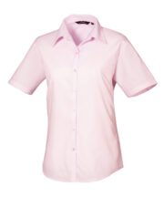 Women's short sleeve poplin blouse - Image 18