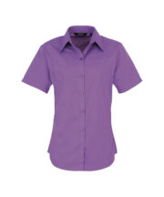 Women's short sleeve poplin blouse - Image 21