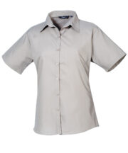 Women's short sleeve poplin blouse - Image 24