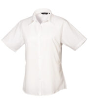 Women's short sleeve poplin blouse - Image 27