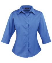 Women's ¾ sleeve poplin blouse - Image 5