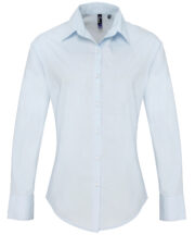 Women's supreme poplin long sleeve shirt - Image 2