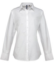 Women's supreme poplin long sleeve shirt - Image 3