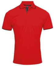 Contrast Coolchecker® polo - Image 10