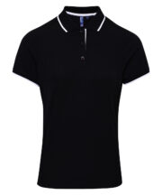 Women's contrast Coolchecker® polo - Image 6