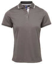 Women's contrast Coolchecker® polo - Image 7