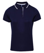 Women's contrast Coolchecker® polo - Image 8