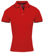 Women's contrast Coolchecker® polo - Image 10