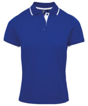 Women's contrast Coolchecker® polo - Image 9