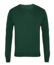 V-neck knitted sweater - Image 2
