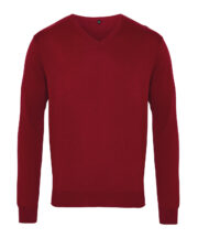 V-neck knitted sweater - Image 3