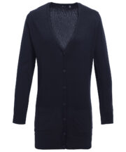 Women's longline knitted cardigan - Image 3