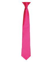'Colours' satin clip tie - Image 9