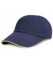 Low-profile heavy brushed cotton cap with sandwich peak - Image 4