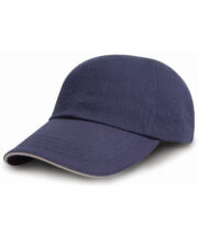 Brushed coton printers/embroiderers cap with sandwich peak - Image 4