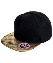 Bronx glitter flat peak snapback cap - Image 2