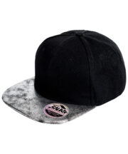 Bronx glitter flat peak snapback cap - Image 4